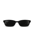 BRITTANY BRITTANY P5 in black acetate, angled three-quarter view